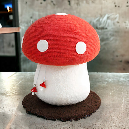 Mushroom Cat Scratching Tower